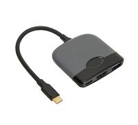 Dpofirs Adaptateur Multiport Type C AV, Vidéo Ultra HD 4K | Pour une utilisation home cinéma, compatible avec , plug and play, portable, prise en charge USB 3.0