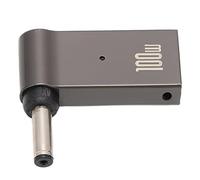 Dpofirs Adaptateur PD Femelle vers Mâle, Adaptateur de Charge pour Ordinateur Portable 100W Type C avec Coque en Alliage d'aluminium, pour Ordinateurs Portables 4.0mm 1.35mm