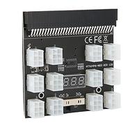 Dpofirs Adaptateur SATA USB 3.0 2,5 Pouces, Adaptateur de Carte de Distribution d'alimentation pour L'exploitation Minière ETH/BTC, Adaptateur SSD/HDD Câble de Disque Dur Câble Adaptateur (Noir)