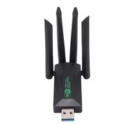 Dpofirs Adaptateur USB WiFi Double Bande pour Ordinateur de Bureau, Transmetteur Efficace 1300 Mbps pour Dongle Réseau de Bureau à Domicile avec Antenne