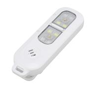 Dpofirs Alarme de sécurité Personnelle, Porte-clés D'alarme de sécurité 130 DB, Sirène de d'urgence avec Lumière LED 3 Couleurs et étanchéité pour L'auto-défense de Course de Nuit (White)