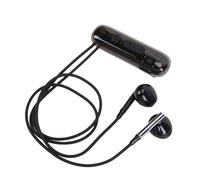 Dpofirs Amplificateur de Son Rechargeable, Amplificateur Filaire Réduisant le Bruit avec Microphone, écouteurs Bluetooth 5.4, Son Clair à Haut Volume, Dispositif D'amplification du 2 (BLACK)