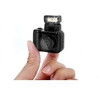 Dpofirs Appareil Photo Numérique, Mini Appareil Photo au Pouce, Petit Appareil Photo Numérique 1080P, avec Flash, Caméra Vidéo de Photographie Compacte Rétro, Appareil Photo (Pas de