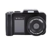 Dpofirs Appareil Photo Numérique sans Miroir à Double écran 5K HD 80MP pour Les Voyages de Photographie D'adolescents, connectivité USB