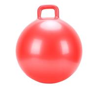 Dpofirs Asseyez-Vous sur Un Ballon Gonflable avec Pompe à Poignée, Ballon d'exercice Gonflable, Poignée en Boucle Solide et Fond texturé pour Une stabilité Intérieure et Extérieure, Rouge