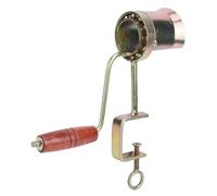 Dpofirs Batteuse de Maïs à Manivelle, Conception de Pince Stable, Décortiqueur de Maïs Manuel pour Ferme, Poignée en Tilleul, Machine à Décortiquer le