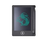 Dpofirs Bloc-Notes LCD sans Papier pour étudiants et Professionnels, Tablette Portable de 4,4 Pouces pour Notes et Calculs, Rouge, Blanc (A)