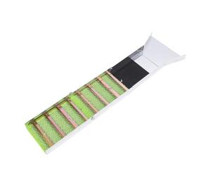 Dpofirs Boîte à écluse en Or, Compacte, Portable, Efficace, Collecte d'or pour Les Rivières, en Alliage D'aluminium, Longueur Dépliée de 50 Pouces, Boîte à écluse Pliante