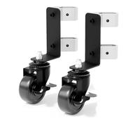 Dpofirs Boîte à Outils Roulante Durable en Acier Inoxydable, Double Roues Avant avec Verrouillage de Frein, Accessoires capacité de 200 Lb pour les Environnements Bondés