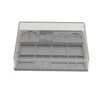 Dpofirs Boîte de Rangement de Pièces de Montre, Organisateur de Mouvement en Acier allié Solide pour Support D'outils de Réparation de Montre