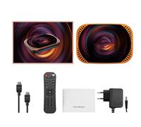 Dpofirs Boîtier TV 8K, Décodeur Android for Maison Chambre, avec Télécommande (4+32G)