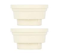 Dpofirs Bouchon en Caoutchouc pour échelle de Piscine 2 pièces, Bouchon en Caoutchouc pour Escalator, Pare-Chocs d'échelle Facile à Installer, Anti-vieillissement et Peut être utilisé Pendant Une