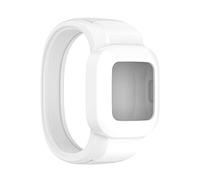 Dpofirs Bracelet de Remplacement de Montre |Bracelet en Silicone Souple pour Enfants, Installation Facile et Ajustement Confortable, Compatible avec le Tracker d'activité Vivofit JR, (WHITE)