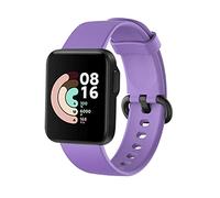 Dpofirs Bracelet en Silicone Compatible avec Mi Watch Lite, Bracelet de Rechange Léger et Respirant avec Broche à Dégagement Rapide, adapté pour Watch Lite (Lilas)