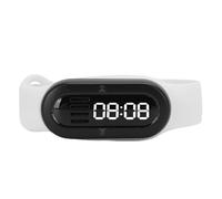 Dpofirs Bracelet Intelligent, Bracelet de Suivi d'activité et de Fitness, Surveillance Continue des Données de santé Toute la Journée, Amélioration du Sommeil, Affichage LED (White)