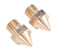 Dpofirs Buse en Laiton de 0.4MM, Forte conductivité, Connexion sans Couture pour Pièces D'imprimante 3D Raise3D pour Matériaux D' Multiples