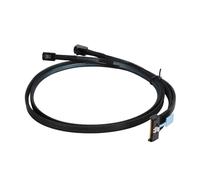 Dpofirs Câble 8i vers 2 SFF 8643, Cordon de Centre de Données, Slim SAS 8X vers 2 Mini SAS HD 4X, 74 Broches vers 2 SFF 8643 36 Broches, pour Transfert de Données 31,5 Pouces 80 Cm