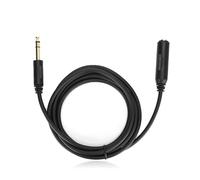 Dpofirs Câble Audio Stéréo Mâle à Femelle de 6,35 mm, Câble d'Extension Audio en PVC de Transmission Haute Performance, Fil Audio pour Carte Son, Guitare Électrique, 6 m