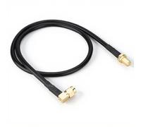 Dpofirs Câble d'extension d'antenne, câble adaptateur d'antenne mâle SMA femelle à SMA pour UV-5R UV-82 UV-9R Plus antenne souple souple réduire VSWR augmenter l'antenne Gai