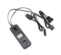 Dpofirs Câble Répartiteur ARGB, Câble D'extension Adressable 5V 3 Broches pour Bandes Lumineuses LED RVB Adressables 5050/3528 ou Ventilateurs RVB (Black)