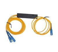 Dpofirs Câble Répartiteur Haute efficacité 1 à 2 Fibres Optiques pour Applications de qualité Télécom Câble D'extension à Fibre Optique ABS pour Communication Professionnelle