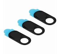 Dpofirs Caches de Webcam en Métal, Paquet de 3 Protecteurs de confidentialité pour Objectif d'appareil Photo, Autocollants de Webcam pour Smartphones, Ordinateurs Portables, Tablettes, avec