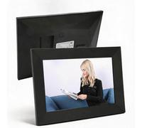 Dpofirs Cadre Photo Numérique HD 16 Go avec écran Tactile IPS, Cadre Photo WiFi Intelligent 8 Pouces, Partage de Photos Vidéos Depuis Un Téléphone, Prend en Charge Le Bureau et Le (Prise UE)