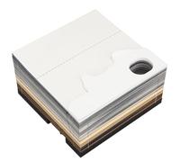 Dpofirs Calendrier 3D Détachable 2024 avec Gravure sur Papier déchiré Fait à la Main, Calendrier de Bureau avec Serrures Tridimensionnelles 3D, Excellent de Noël, Bloc Notes