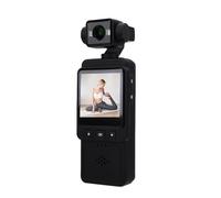 Dpofirs Caméra Corporelle 1080P FHD Mini Caméra Portable Portée sur Le Corps, Petit Caméscope Portable, Enregistreur Vidéo Extérieur d'action Sportive, Enregistrement en Boucle,