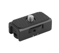 Dpofirs Caméra d'action Support de Libération Rapide, Caméra d'action Camera à Libération Rapide Pad REAZTIF Pad SLOP avec Une Vis de 1/4 de Pouce pour Le Bâton à Selfie