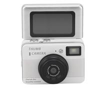 Dpofirs Caméra Porte-clés, Enregistreur Vidéo Numérique 4K 68 MP avec écran Rabattable de 1,47 Pouces et Lumière de Remplissage, Caméra Selfie Portable pour Les Voyages étudiants (White)