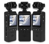 Dpofirs Caméra pour Le Corps avec Enregistrement Vidéo, Petite Came Corporelle Anti-Shake avec Une Caméra Portable à 270 °, Un Sport, du Vélo, des Animaux de Compagnie, Un Voyage, 256 Go