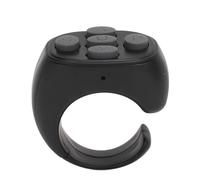 Dpofirs Caméra Pratique pour Enregistrement Vidéo, Télécommande avec étui de Chargement, Télécommande Mains Libres avec Bague de Défilement pour Tablette Téléphonique iOS, Idée Idéale, Matériau