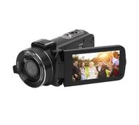 Dpofirs Caméra Vidéo 2K, Enregistreur Vidéo à Zoom Numérique 16X avec écran Tactile IPS de 3,0 Pouces, Télécommande pour Voyage avec Capteur Haute sensibilité 8MP, Zoom D'objectif 16X