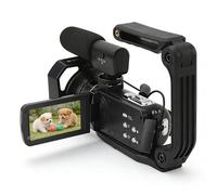 Dpofirs Caméra Vidéo Caméscope avec Télécommande 56M 4K 30FPS IR NightVision Zoom 18X 3.0in IPS écran Tactile Vlog Caméra pour la Photographie