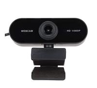 Dpofirs Caméra Web 1080p, Webcam HD 30 Fps avec Rotation à 360° avec Microphone pour Visioconférence, Enseignement, Streaming et Jeux. (Véritable Mise au Point Manuelle 1080P)