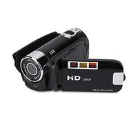 Dpofirs Caméscope numérique, Full HD Rotation 270 ° 1080P 16X Caméra DV vidéo Haute définition Caméra vidéo de tir Professionnelle pour la fête à la Maison Pique-Nique en Plein air Camping(Noir)