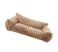 Dpofirs Canapé-lit pour Chien, canapé pour Animaux de Compagnie avec Dossier Chaud et Doux, Support à 3 Côtés, Régulation de la Température Toutes Saisons, pour Chats et Chiens de Petite et Moyenne