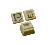 Dpofirs Capuchons de Touches Personnalisés, Capuchons de Touches D'ordinateur, Capuchons de Touches de Clavier Mécanique Rétro, Fonction de Rétroéclairage, Capuchons de Touches (D