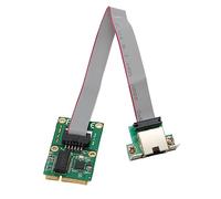 Dpofirs Carte Contrôleur Réseau Mini PCIe 10 100 1000 Mbps Auto-Adaptation Carte Réseau Réseau RJ45 Stable pour Ordinateur de Bureau avec Semi-Duplex Complet, Marquage VLAN et