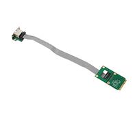 Dpofirs Carte Contrôleur Réseau Mini PCIe, 10 100 1000 Mbps Gigabit Ethernet Mini Carte Contrôleur Réseau PCI E, Carte Réseau Réseau RJ45 Stable à Auto-Adaptation pour Ordinateur de