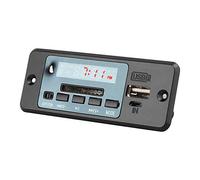 Dpofirs Carte de décodeur MP3, Module de décodeur Audio USB Radio FM MP3, Carte de décodage Universelle avec amplificateur de Puissance, Lecteur de Musique de Carte de décodeur MP3(Noir)