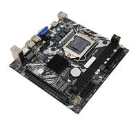 Dpofirs Carte Mère D'ordinateur de Bureau H6 ME, Prise LGA 1155, DDR3, SATA2.0 X 4, PCIe 16X, USB2.0 X 10, VGA, HDMI, WiFi M.2, NVME M.2, Broche DEBUG, Carte Mère ITX
