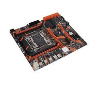 Dpofirs Carte Mère X99 LGA 2011-3, Carte Mère PC avec 4 Emplacements de Mémoire DDR4, NVME M.2, Interface de Module WiFi, Carte Réseau Gigabit Carte Mère D'Ordinateur pour Ordinateur de