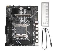 Dpofirs Carte Mère X99 LGA 2011-3, pour E5 V3 V4, I7 58xx 68xx Series, Carte Mère Serveur PC, 4 X DDR4 DIMM, Carte Réseau Intégrée, 6 X SATA3.0, 4 X USB 3.0, 4 X USB 2.0