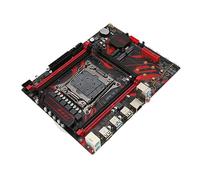 Dpofirs Carte Mère X99 LGA 2011 V3 PC Mémoire DDR4 4 Canaux avec LAN Gigabit RTL8111G pour Jeu et L'exploitation Minière