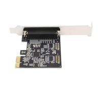 Dpofirs Carte Parallèle PCI Express 1 Port, Carte Parallèle DB25 PCIE Prise en Charge IEEE 1284 pour Win pour Linux, Contrôleur LPT D'extension de Bureau en Mode ECP pour Imprimante,