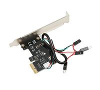 Dpofirs Carte PCIE de Commutateur de Réinitialisation d'alimentation D'ordinateur à Distance sans Fil, pour Les Ordinateurs de Bureau, Carte de Port PCIE X1 de Télécommande D'application