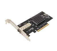 Dpofirs Carte Réseau 10 Go SFP PCI E, Adaptateur Réseau 10 Gigabit PCIe SFP NIC PCI Express X8 Slot pour 82599 Chipset PCI Express Adaptateur Réseau pour Win pour Linux
