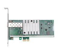 Dpofirs Carte Réseau Fibre SFP+ 10G, Puce 82599, Emplacement PCIe X1, Port Unique avec Module Multimode, Compatible avec Wins/Linux/VMware